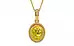 Gold Thailand Yellow Sapphire Pendant Limited Quality (P7)