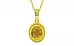 Panchdhatu Thailand Yellow Sapphire Pendant Prime Quality (P7)
