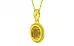Panchdhatu Thailand Yellow Sapphire Pendant Prime Quality (P7)