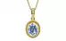 Ashtadhatu Ceylon Blue Sapphire Pendant Fine Quality (P7)