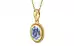 Ashtadhatu Ceylon Blue Sapphire Pendant Fine Quality (P7)