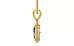 Gold Ceylon Blue Sapphire Pendant Limited Quality (P7)