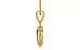 Gold Ceylon Blue Sapphire Pendant Prime Quality (P7)