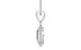 Sterling Silver Ceylon White Sapphire Pendant Rare Quality (P7)