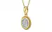 Ashtadhatu Ceylon White Sapphire Pendant Rare Quality (P7)