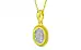 Panchdhatu Ceylon White Sapphire Pendant Rare Quality (P7)