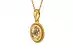 Gold Ceylon Yellow Sapphire Pendant Fine Quality (P7)
