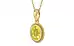 Ashtadhatu Ceylon Yellow Sapphire Pendant Limited Quality (P7)
