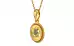 Gold Ceylon Yellow Sapphire Pendant Prime Quality (P7)