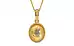 Gold Ceylon Yellow Sapphire Pendant Prime Quality (P7)