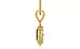 Gold Emerald Pendant Fine Quality (P7)