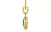 Gold Emerald Pendant Limited Quality (P7)