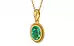Gold Emerald Pendant Limited Quality (P7)