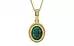 Ashtadhatu Emerald Pendant Prime Quality (P7)