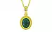 Panchdhatu Emerald Pendant Prime Quality (P7)
