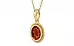 Ashtadhatu Hessonite Garnet Pendant Limited Quality (P7)