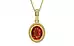 Ashtadhatu Hessonite Garnet Pendant Limited Quality (P7)