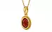 Gold Hessonite Garnet Pendant Prime Quality (P7)