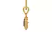 Gold Hessonite Garnet Pendant Prime Quality (P7)