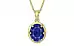 Ashtadhatu Thailand Blue Sapphire Pendant Prime Quality (P8)