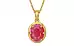 Gold Ruby Pendant Fine Quality (P8)