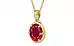 Ashtadhatu Ruby Pendant Rare Quality (P8)