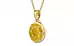 Ashtadhatu Thailand Yellow Sapphire Pendant Fine Quality (P8)