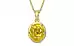 Ashtadhatu Thailand Yellow Sapphire Pendant Limited Quality (P8)