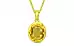 Panchdhatu Thailand Yellow Sapphire Pendant Rare Quality (P8)