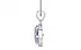 Sterling Silver Ceylon Blue Sapphire Pendant Fine Quality (P8)