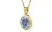 Ashtadhatu Ceylon Blue Sapphire Pendant Fine Quality (P8)