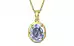 Ashtadhatu Ceylon Blue Sapphire Pendant Fine Quality (P8)