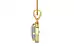 Ashtadhatu Ceylon White Sapphire Pendant Fine Quality (P8)