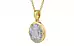 Ashtadhatu Ceylon White Sapphire Pendant Fine Quality (P8)