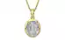 Ashtadhatu Ceylon White Sapphire Pendant Fine Quality (P8)