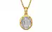 Gold Ceylon White Sapphire Pendant Fine Quality (P8)
