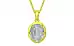Panchdhatu Ceylon White Sapphire Pendant Fine Quality (P8)