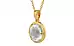 Gold Ceylon White Sapphire Pendant Limited Quality (P8)
