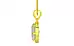 Panchdhatu Ceylon White Sapphire Pendant Limited Quality (P8)