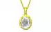Panchdhatu Ceylon White Sapphire Pendant Limited Quality (P8)