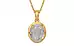 Gold Ceylon White Sapphire Pendant Prime Quality (P8)