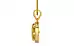 Gold Ceylon Yellow Sapphire Pendant Rare Quality (P8)