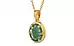 Gold Emerald Pendant Fine Quality (P8)