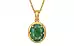 Gold Emerald Pendant Fine Quality (P8)