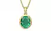 Ashtadhatu Emerald Pendant Limited Quality (P8)