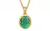 Gold Emerald Pendant Limited Quality (P8)