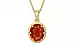 Ashtadhatu Hessonite Garnet Pendant Limited Quality (P8)