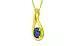 Panchdhatu Thailand Blue Sapphire Pendant Fine Quality (P9)