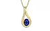 Ashtadhatu Thailand Blue Sapphire Pendant Prime Quality (P9)