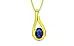 Panchdhatu Thailand Blue Sapphire Pendant Rare Quality (P9)